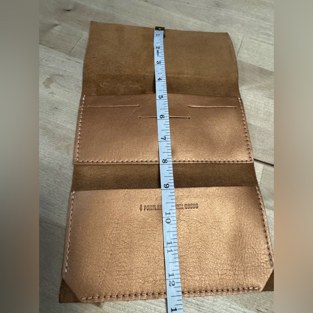 Portland Leather Copper metallic Ranchers Wallet - Picture 5 of 12